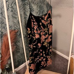 Lush velvet mini dress